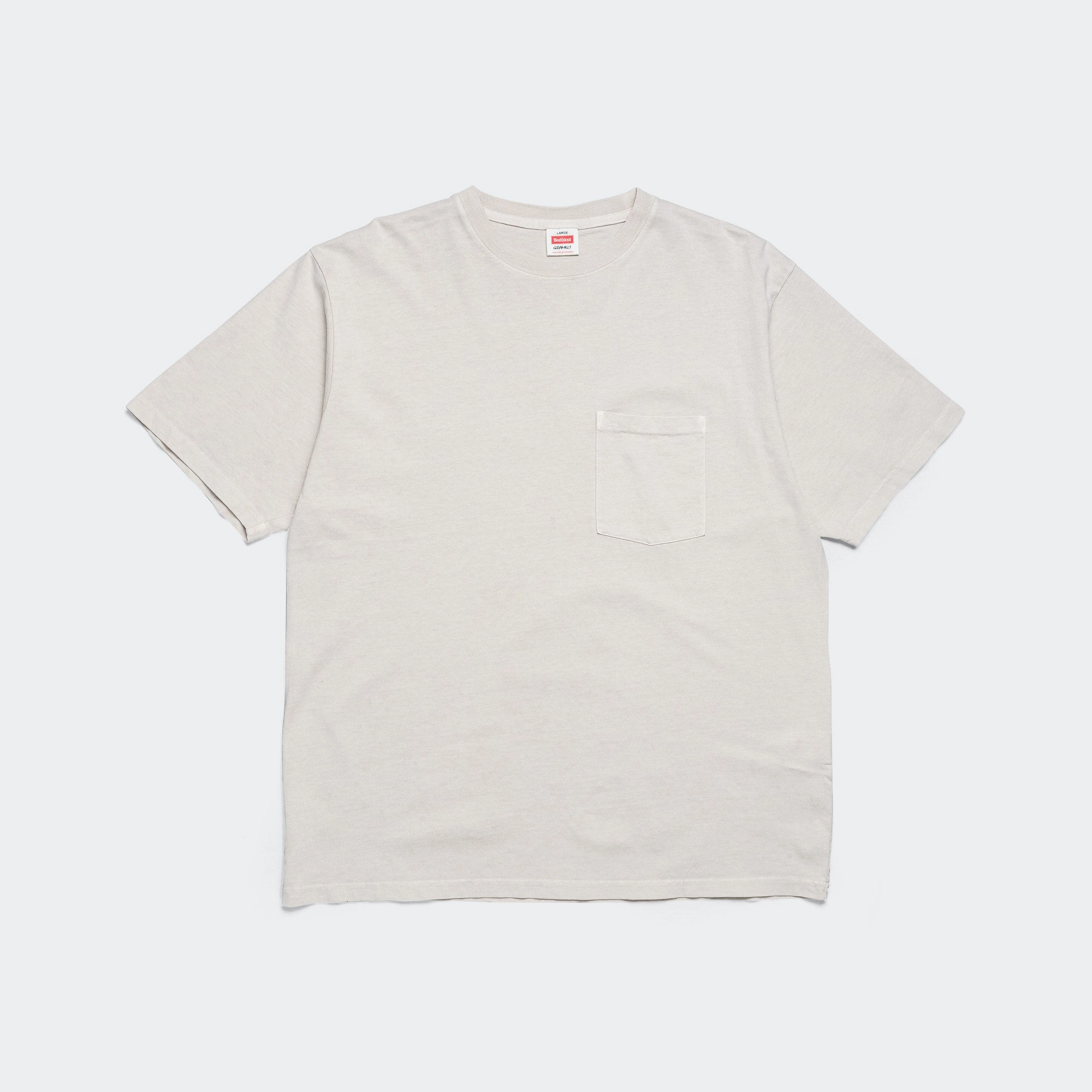 Healthknit SS Pocket Tee - Pigment Natural
