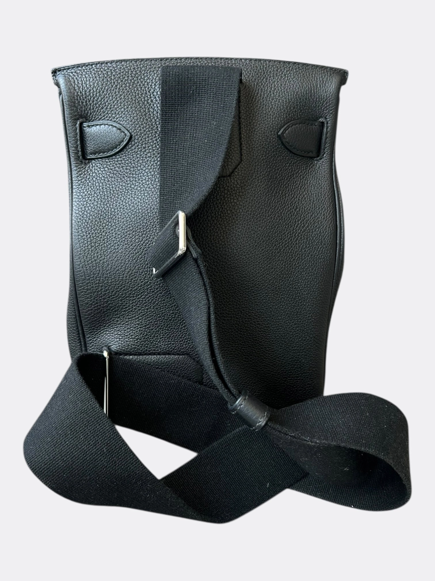 Hermes Black HAC A Dos PM Backpack