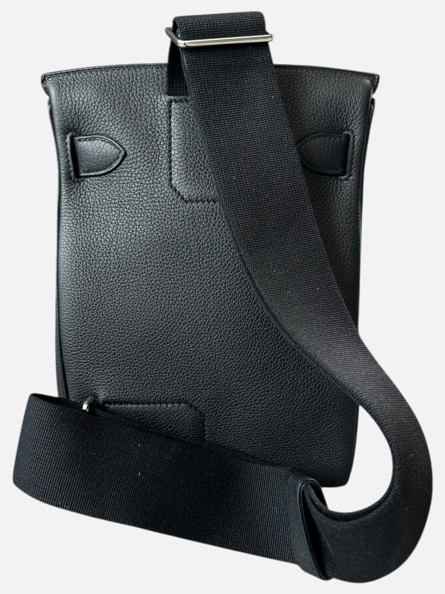 Hermes Black HAC A Dos PM Backpack