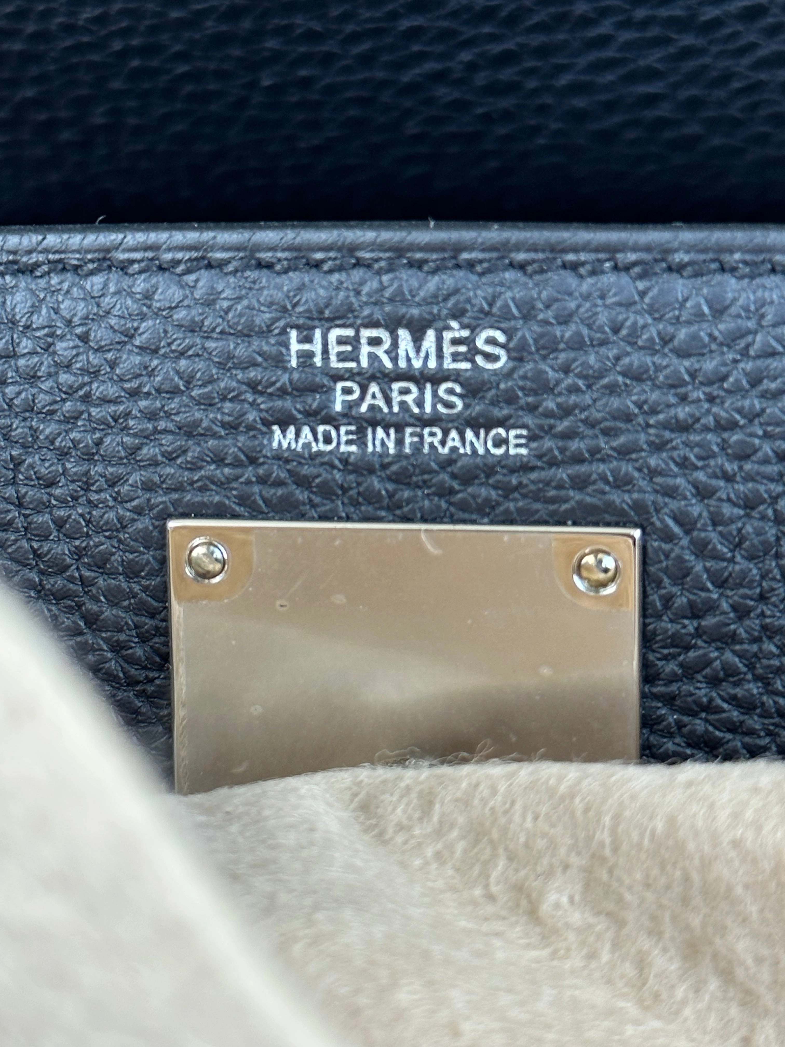 Hermes Black HAC A Dos PM Backpack