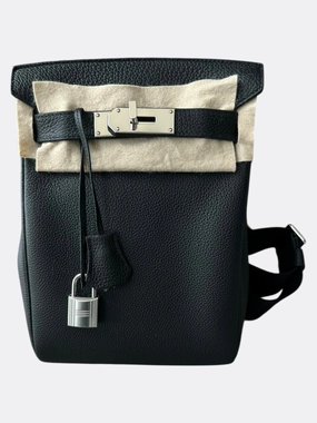Hermes Black HAC A Dos PM Backpack