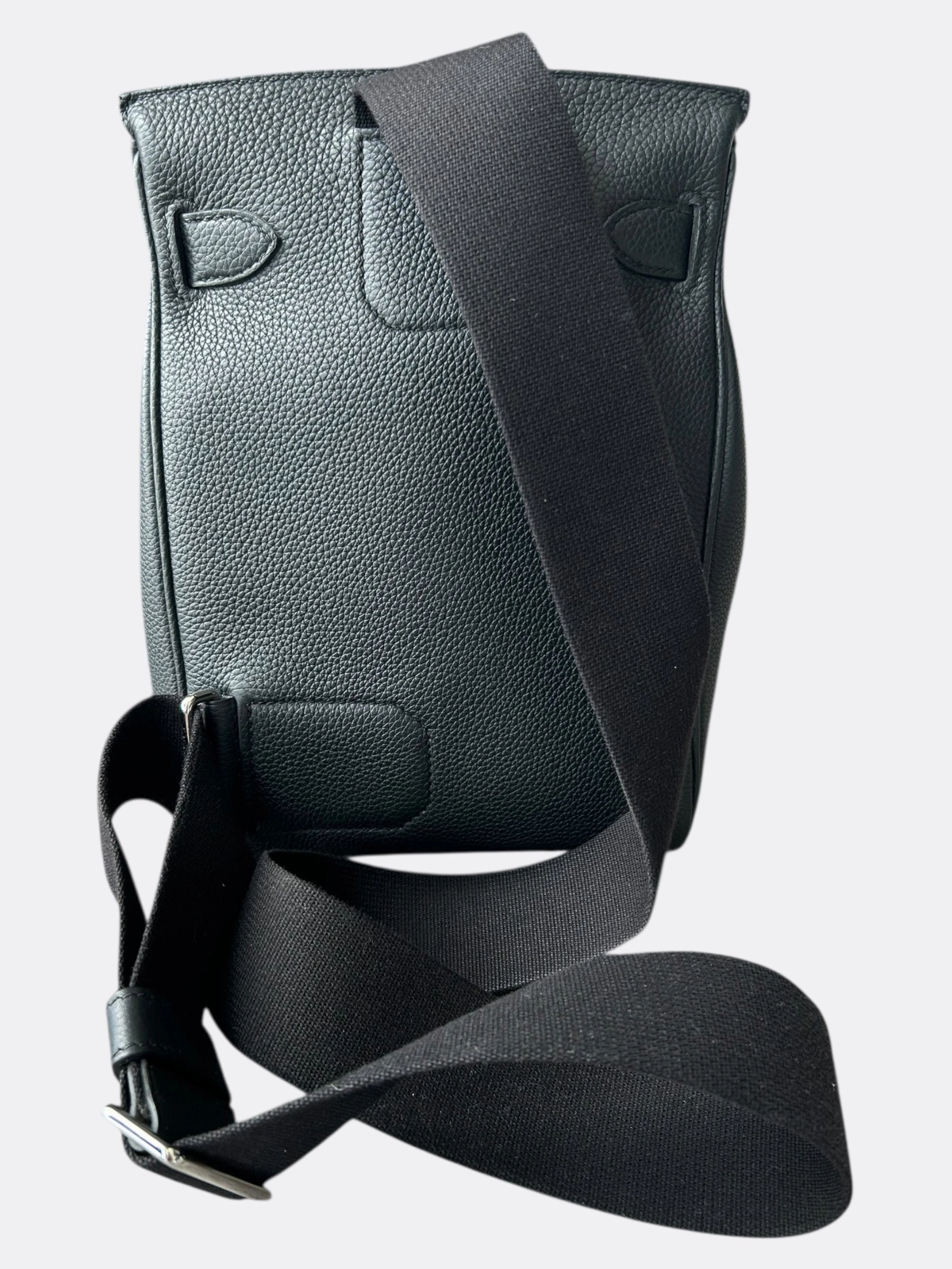 Hermes Black HAC A Dos PM Backpack