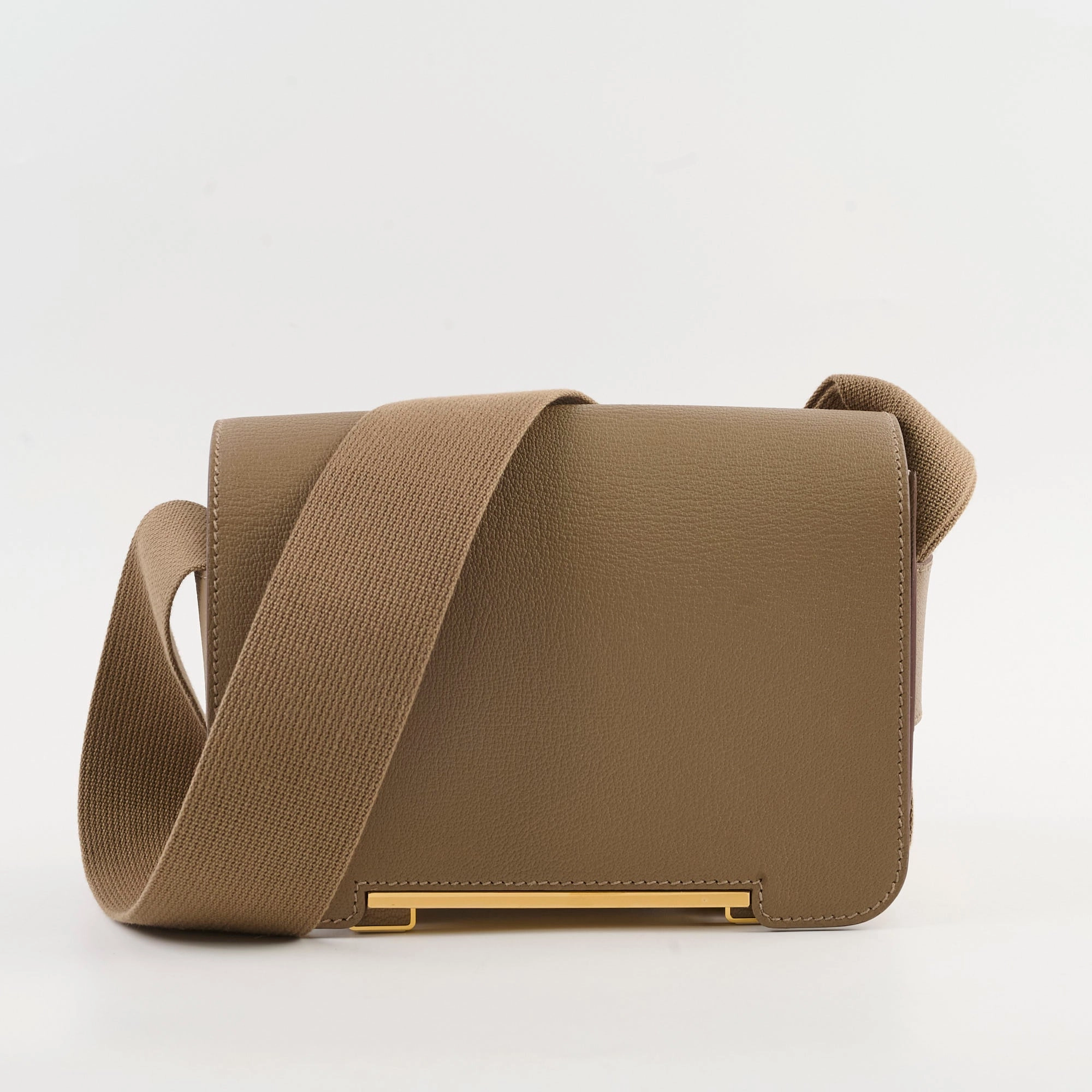 Hermes Geta Chevre Mysore Etoupe (W Stamp 2024)