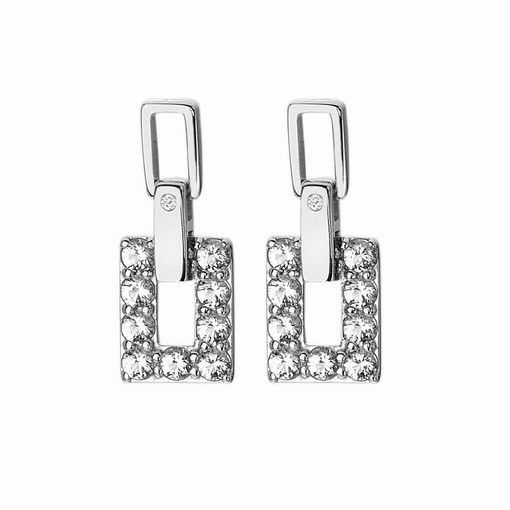Hot Diamonds Echo White Topaz Drop Earrings DE716