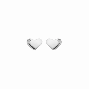 Hot Diamonds Silver Heart Stud Earrings DE779