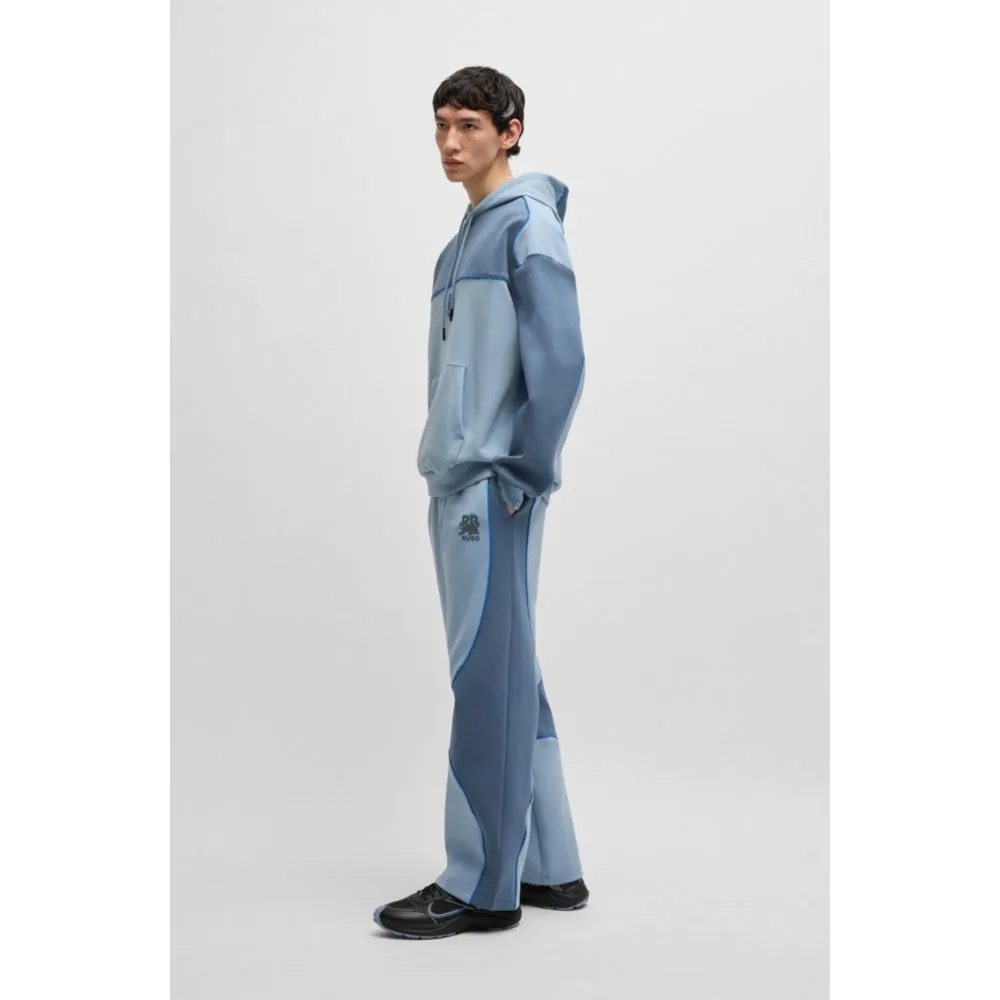 HUGO x RB tracksuit bottoms with piping details