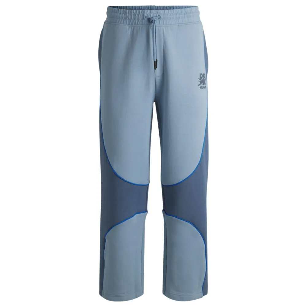 HUGO x RB tracksuit bottoms with piping details