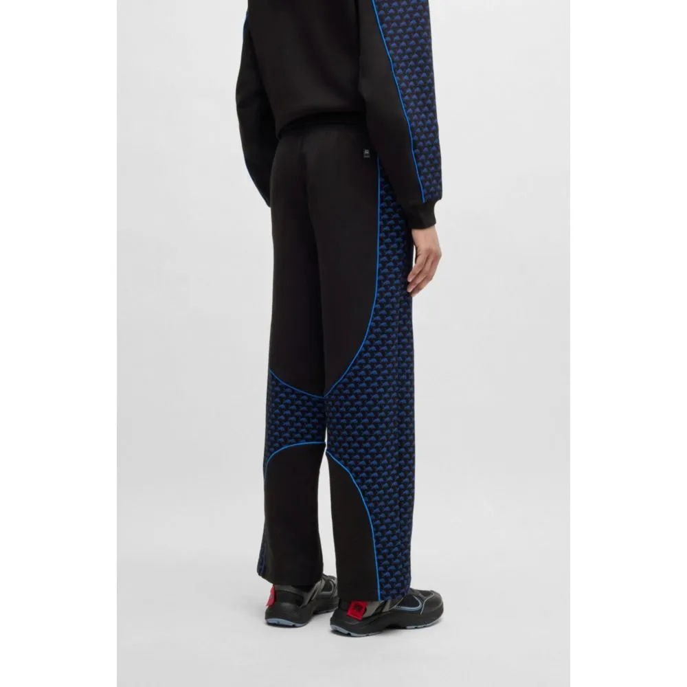 HUGO x RB tracksuit bottoms with piping details