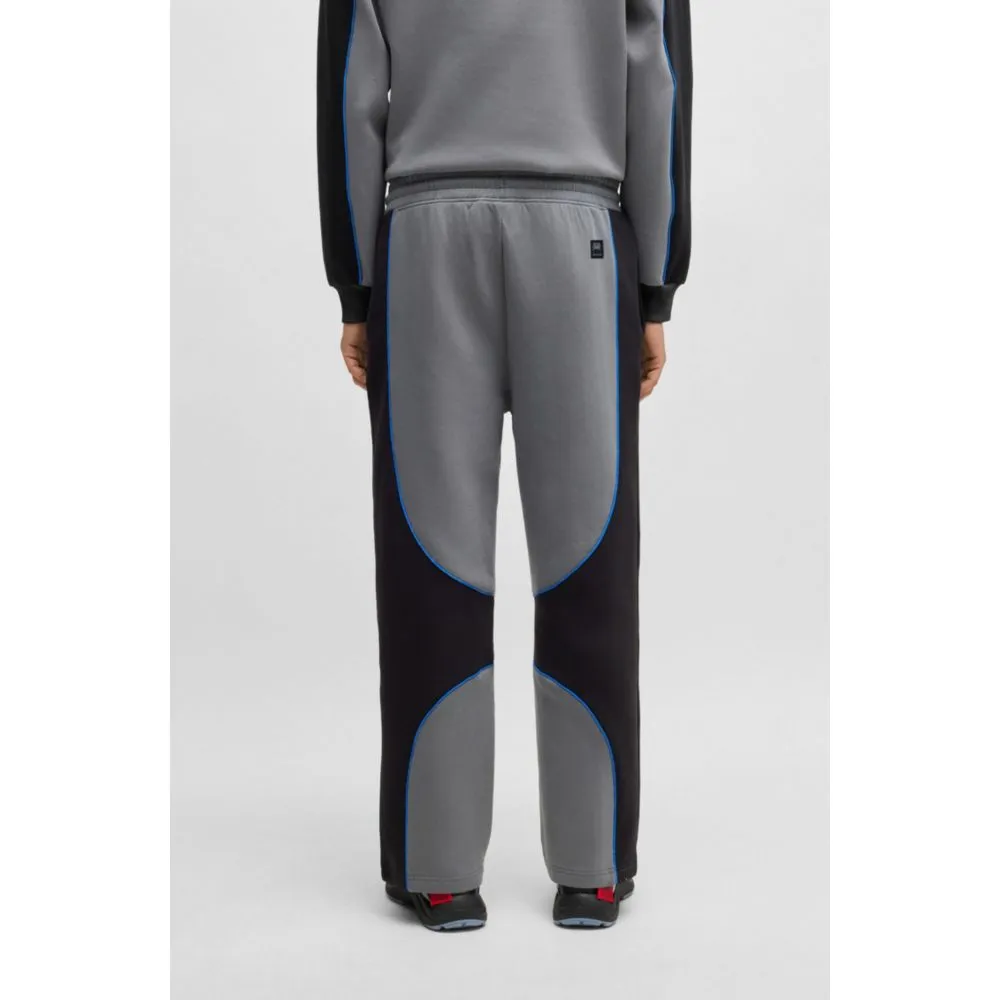 HUGO x RB tracksuit bottoms with piping details