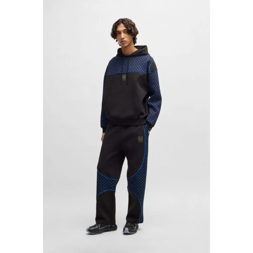 HUGO x RB tracksuit bottoms with piping details