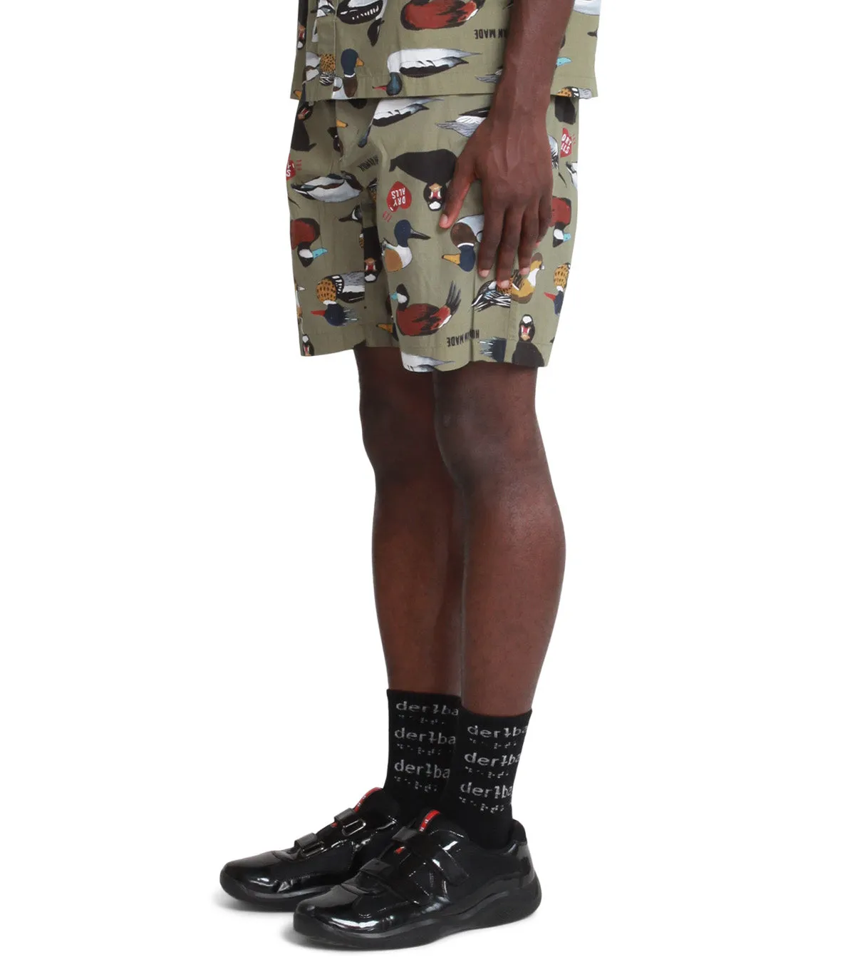 Human Made Duck Shorts Olive