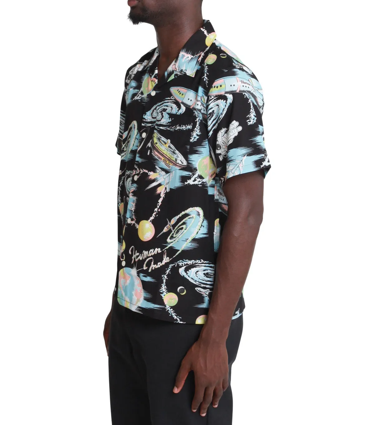 Human Made Graphic Aloha Shirt Black