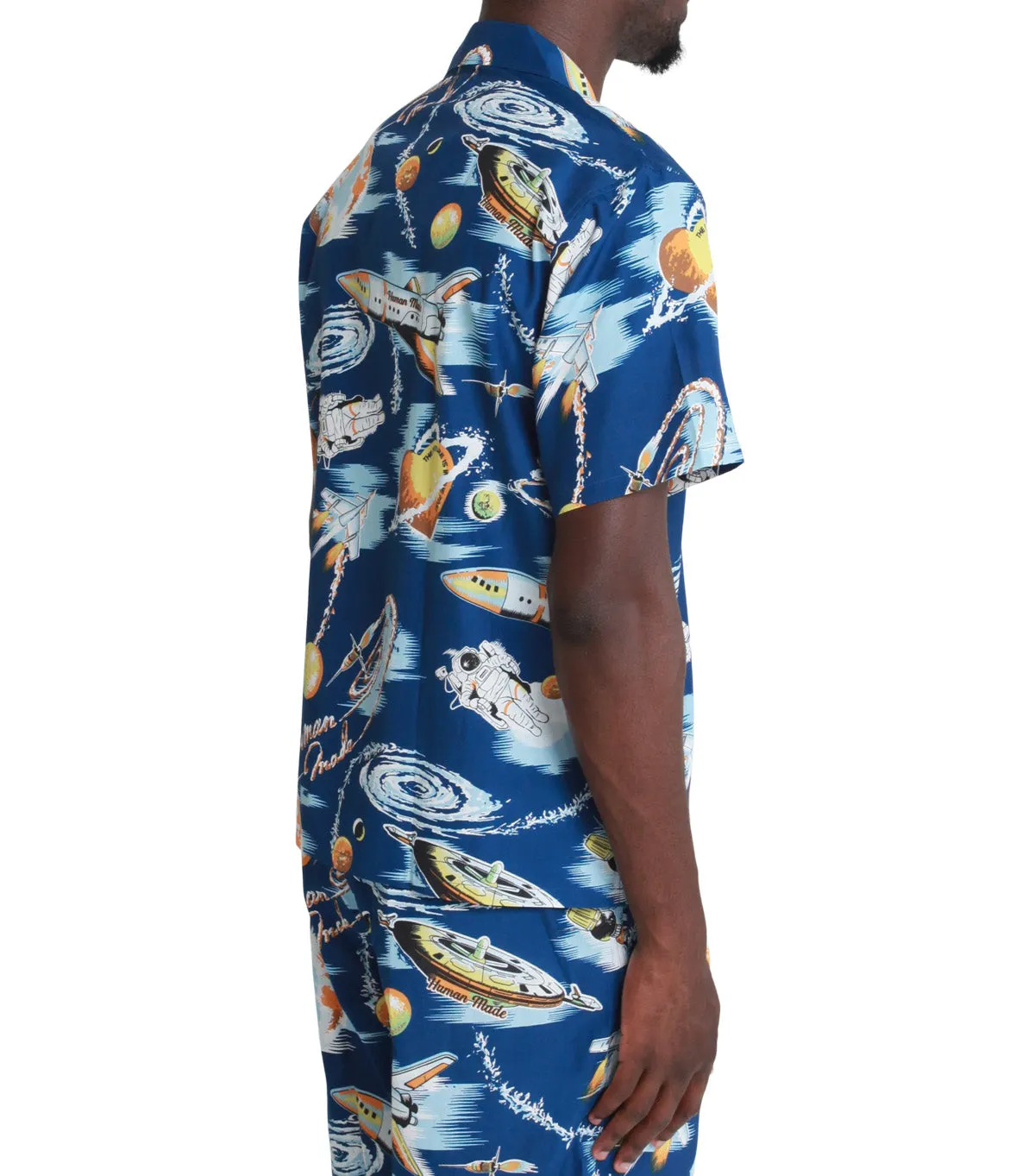 Human Made Graphic Aloha Shirt Blue
