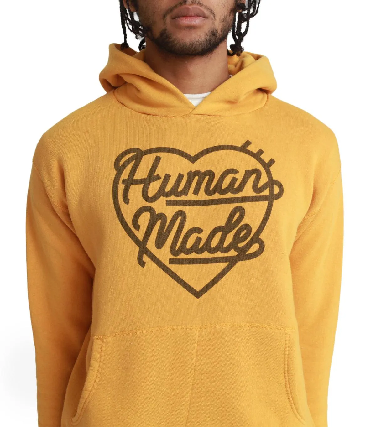 Human Made Heart Tsuriami Hoodie Yellow