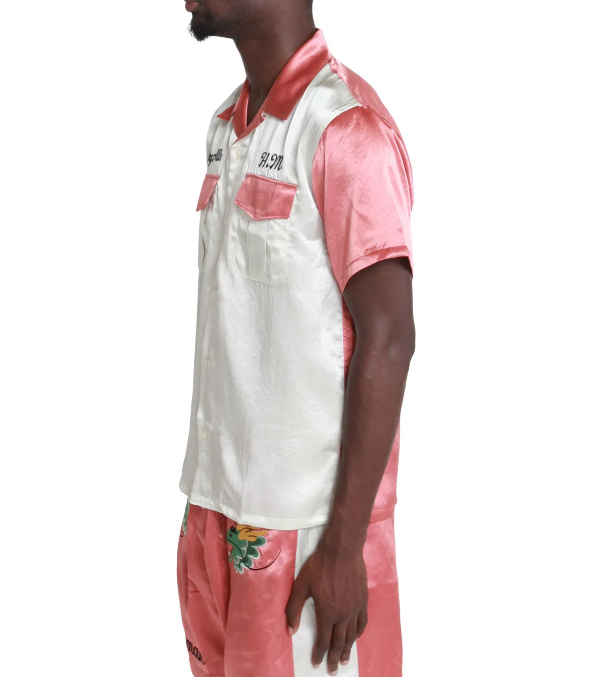 Human Made Yokosuka Short Sleeve Shirt Pink