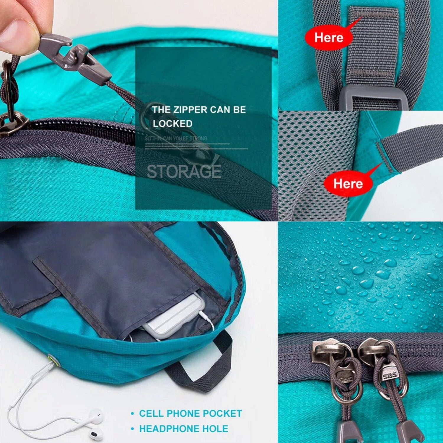 IdealTech Lightweight Packable Backpack
