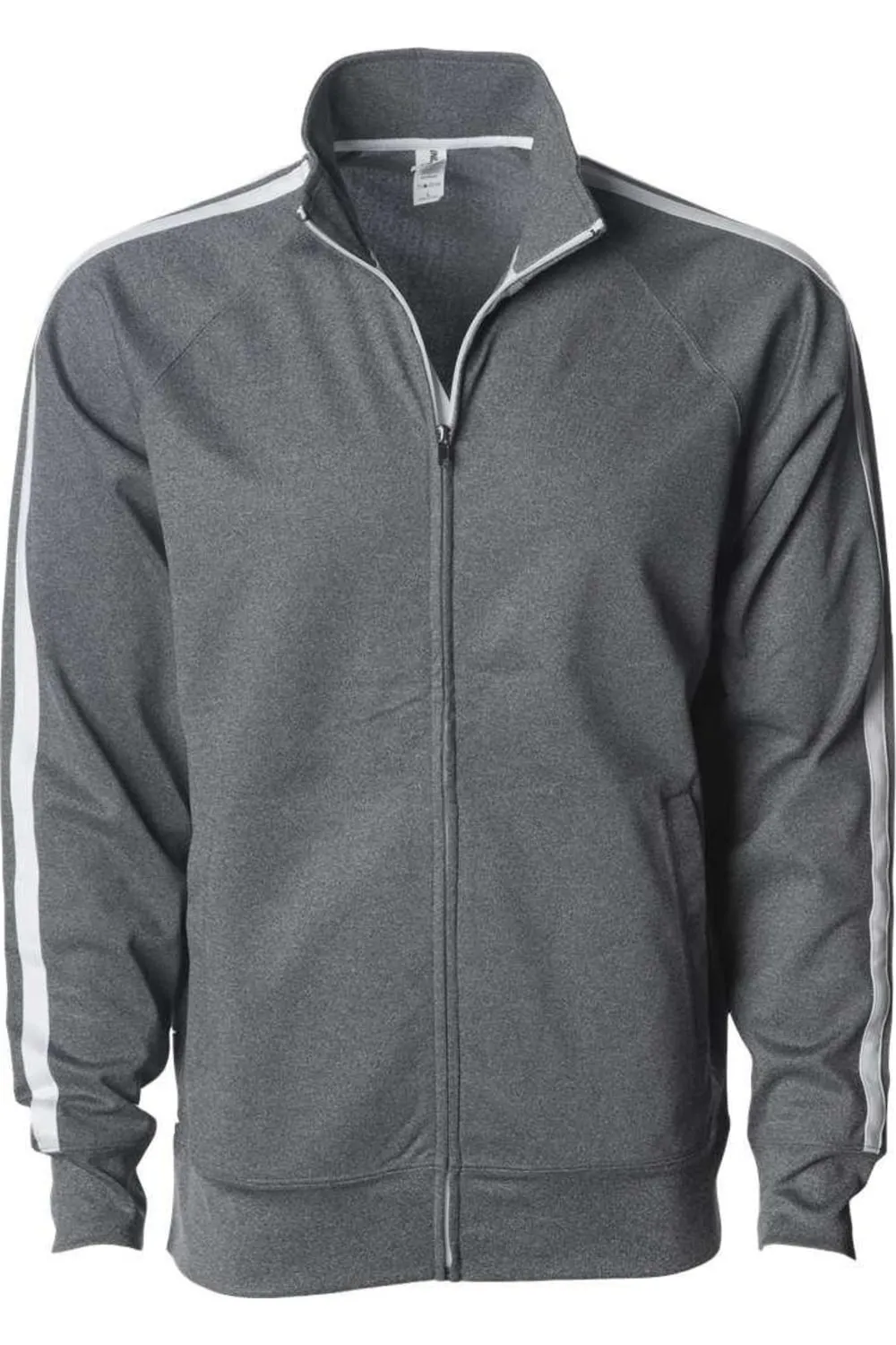 Independent Trading Co. Lightweight Poly-Tech Full-Zip Track Jacket