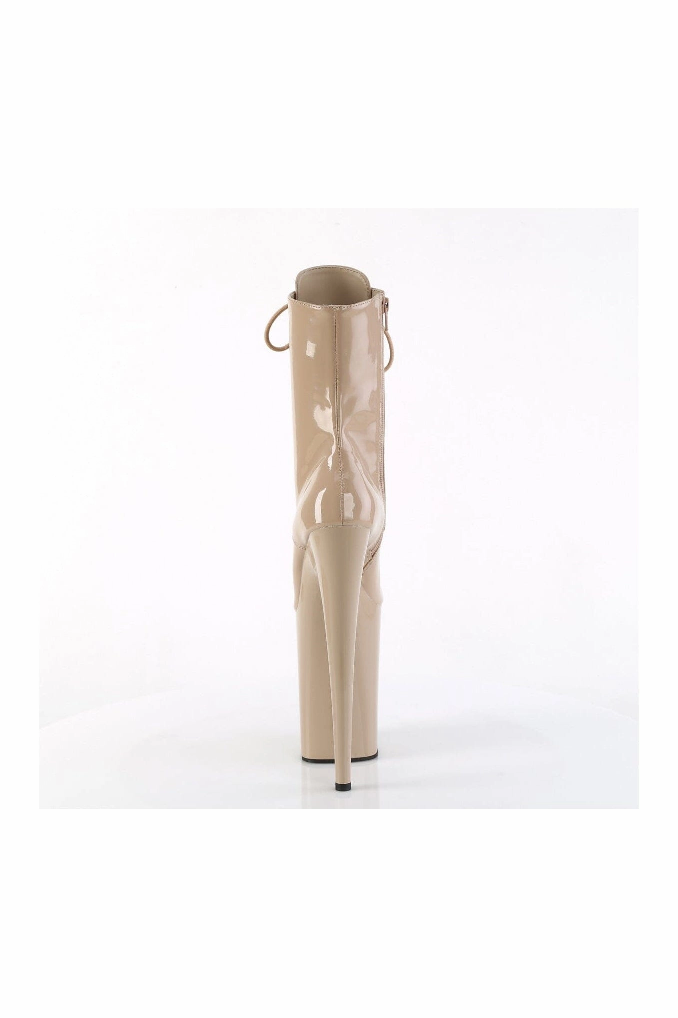 INFINITY-1020 Nude Patent Ankle Boot