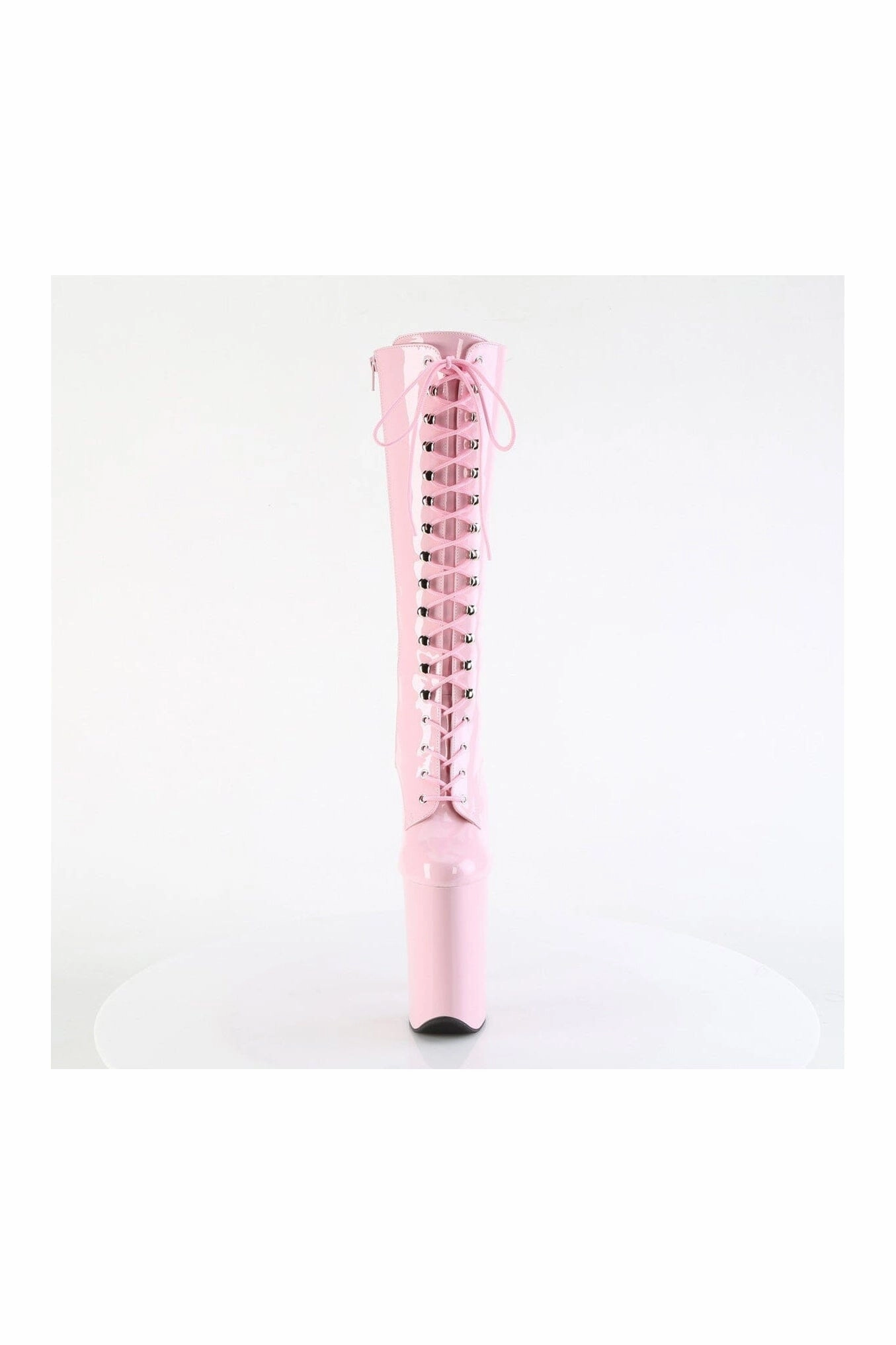 INFINITY-2020 Pink Patent Knee Boot