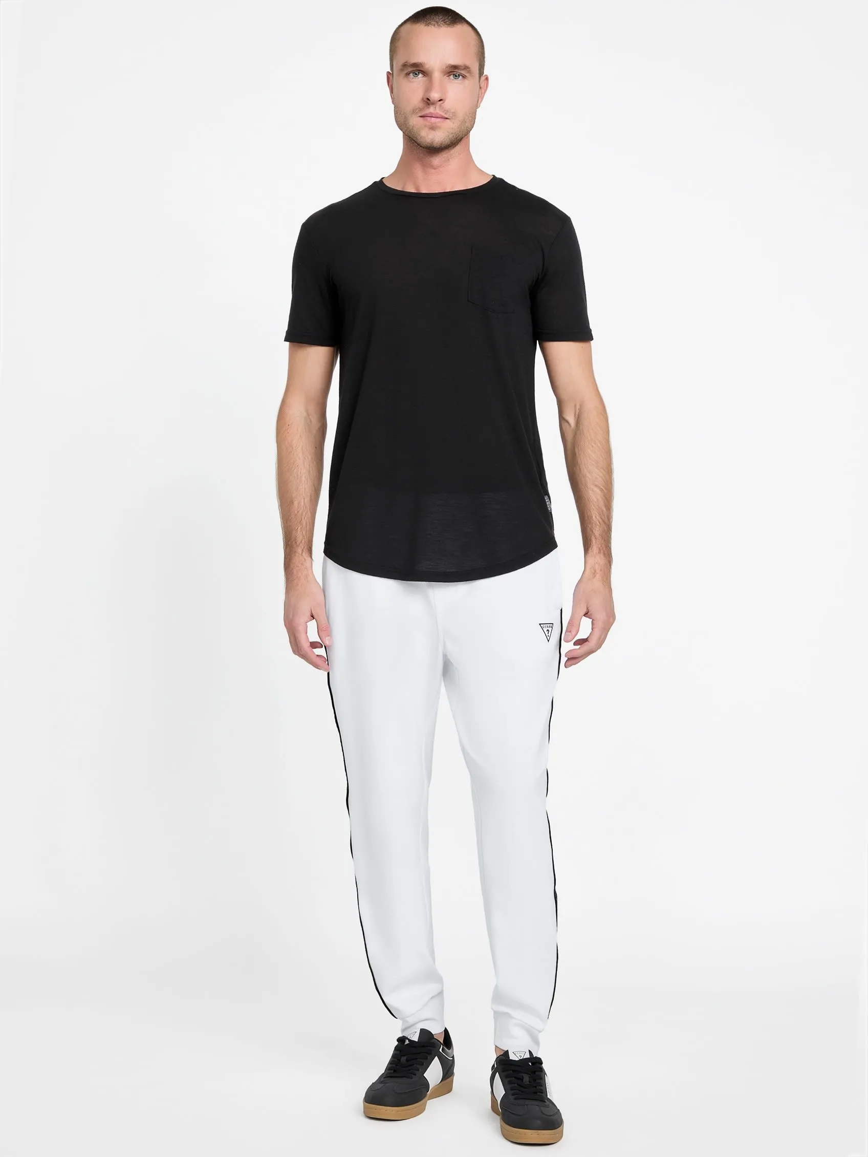 Ismael Logo-Tape Color-Block Joggers