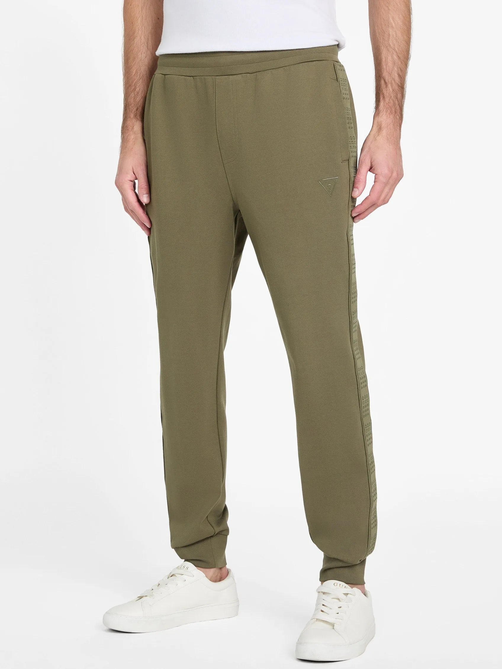 Ismael Logo-Tape Color-Block Joggers