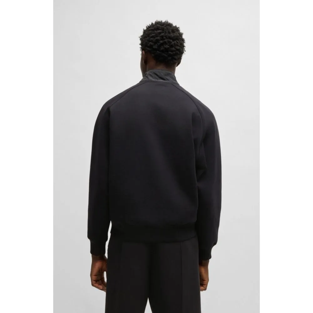 Jacket with contrast trims