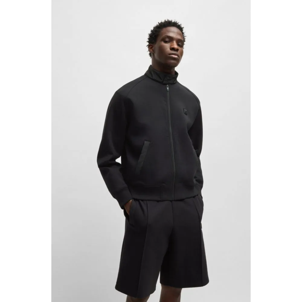 Jacket with contrast trims