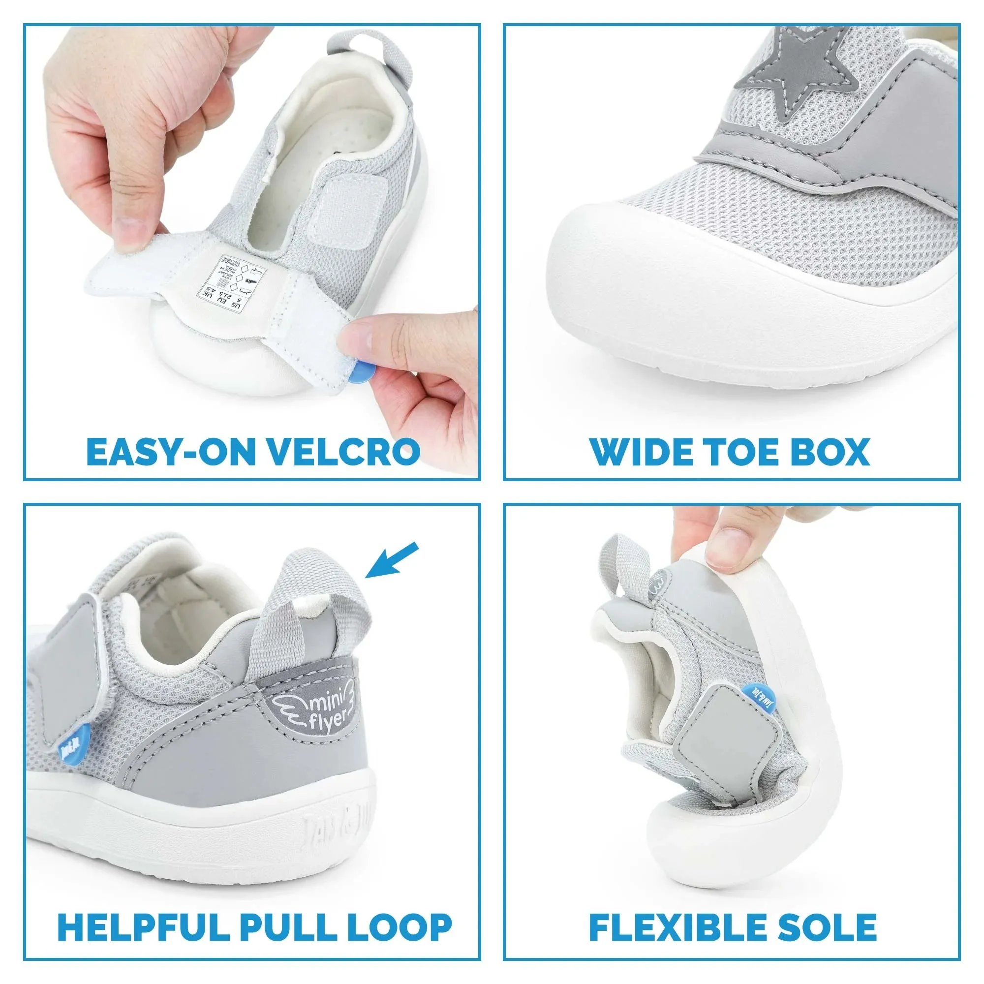 Jan & Jul Soccer Mini Flyer Toddler Sneaker