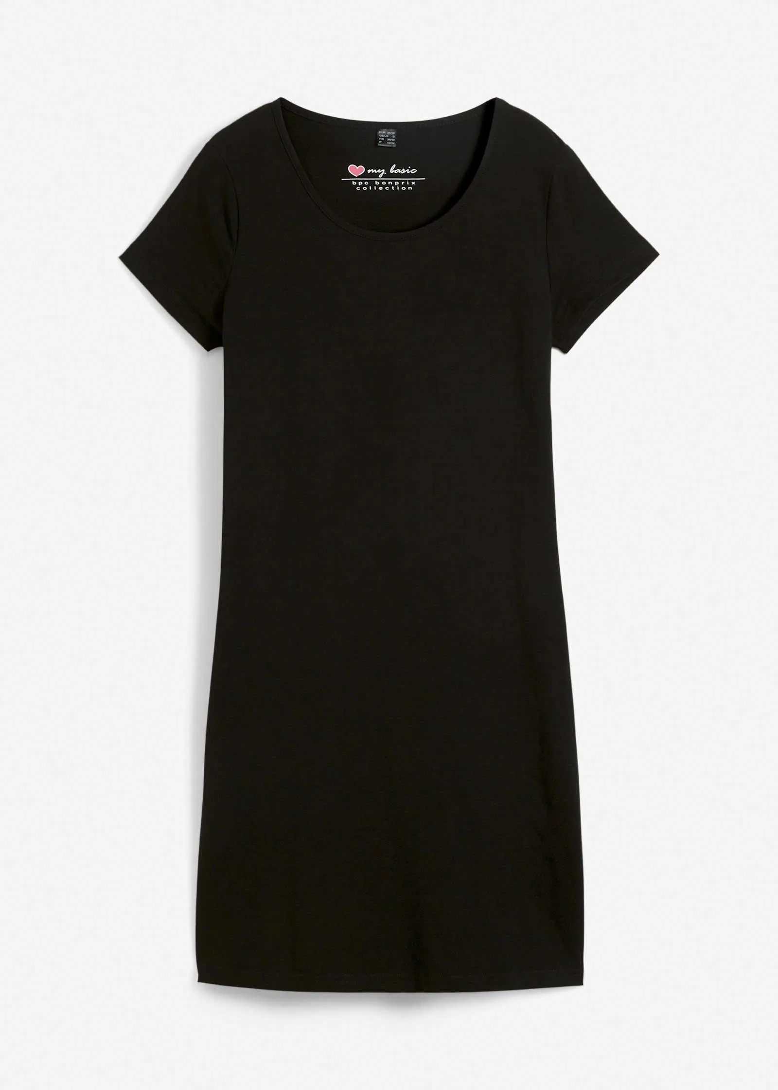Jersey Mini Dress - Black