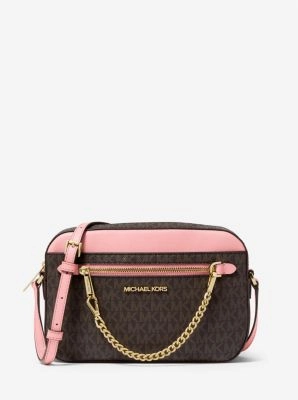 Jet Set Large Logo Crossbody Bag