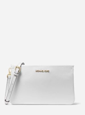Jet Set Large Pebbled Leather Crossbody Bag