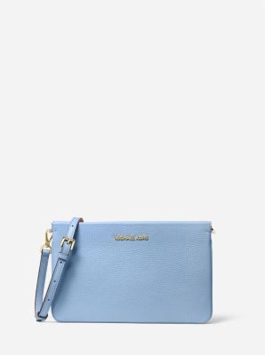 Jet Set Large Pebbled Leather Crossbody Bag