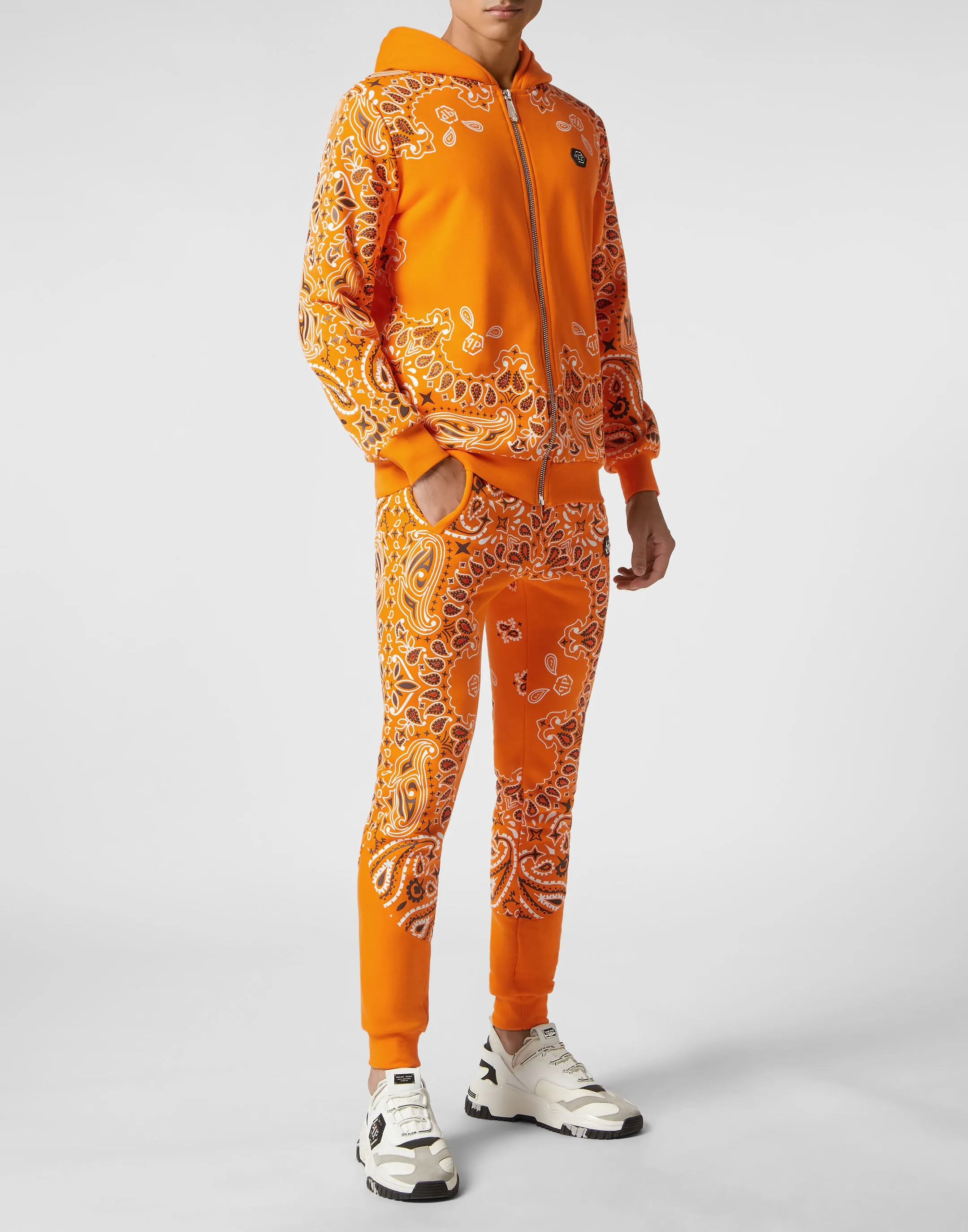 Jogging Tracksuit: Hoodie/Trousers Paisley Bandana