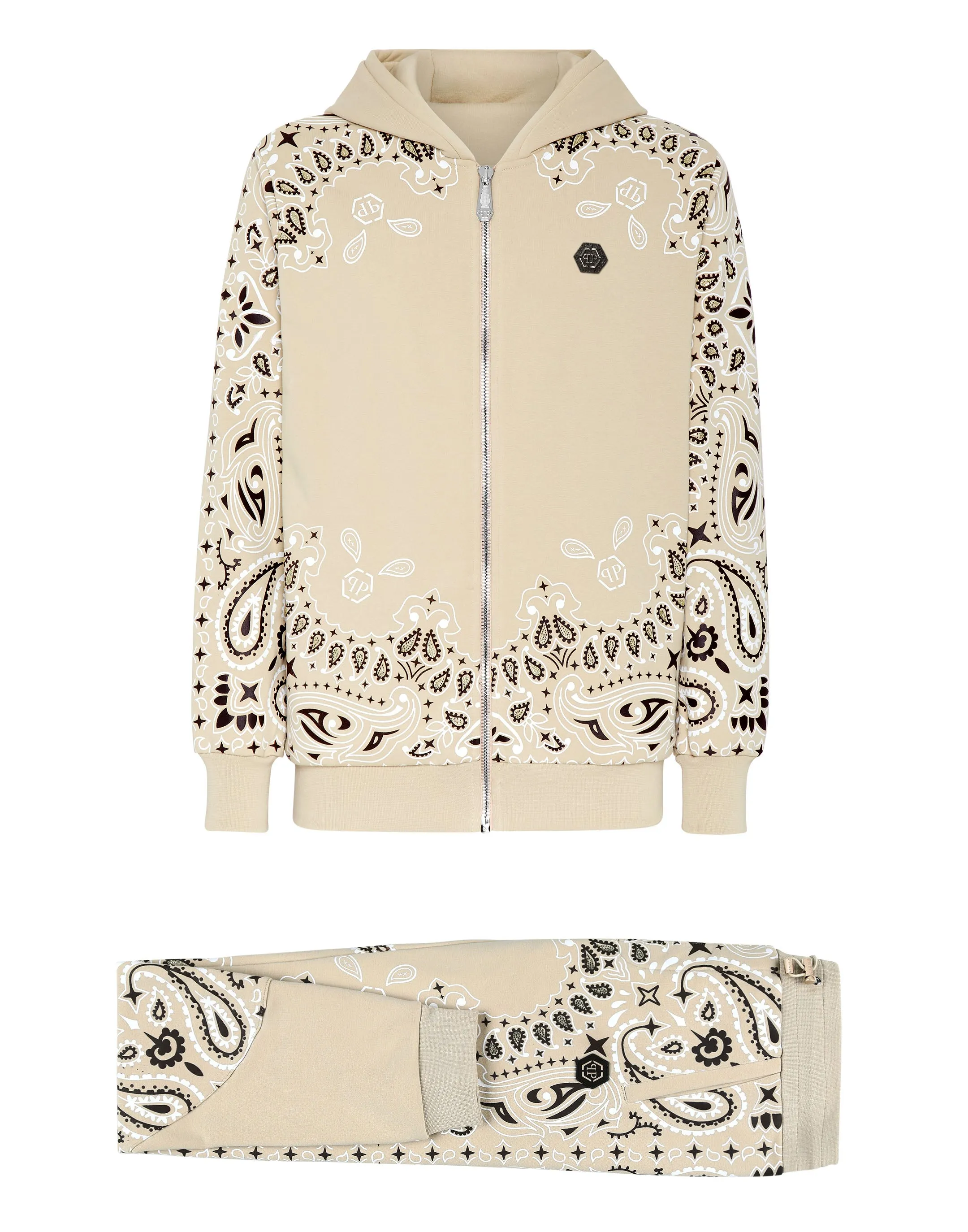 Jogging Tracksuit: Hoodie/Trousers Paisley Bandana