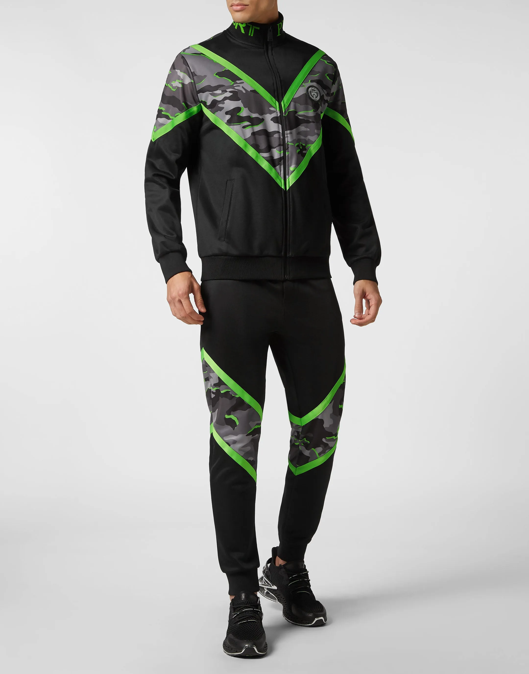 Jogging Tracksuit: Top/Trousers Neon Amazon Edition (Camouflage)