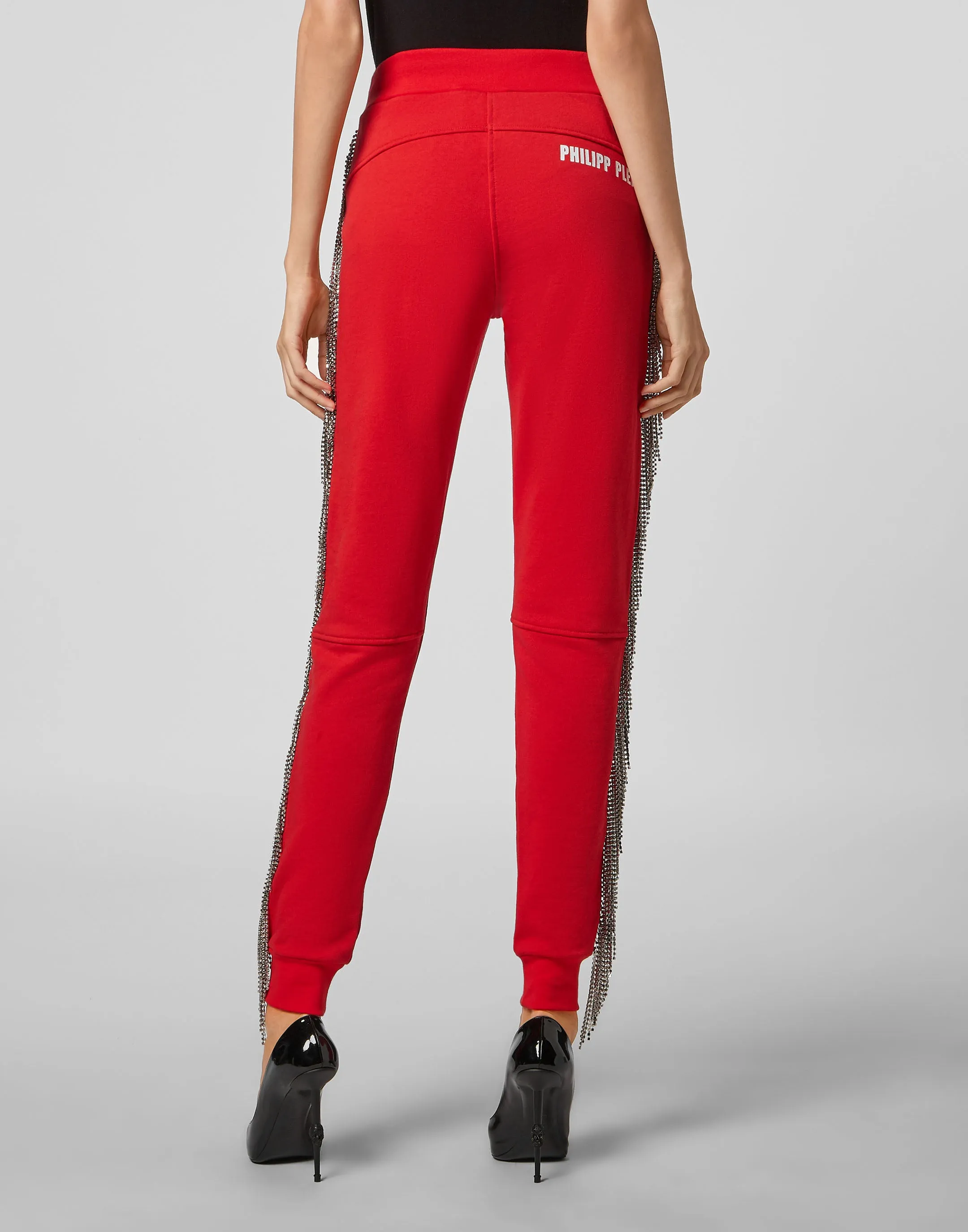 Jogging Trousers Crystal Fringe