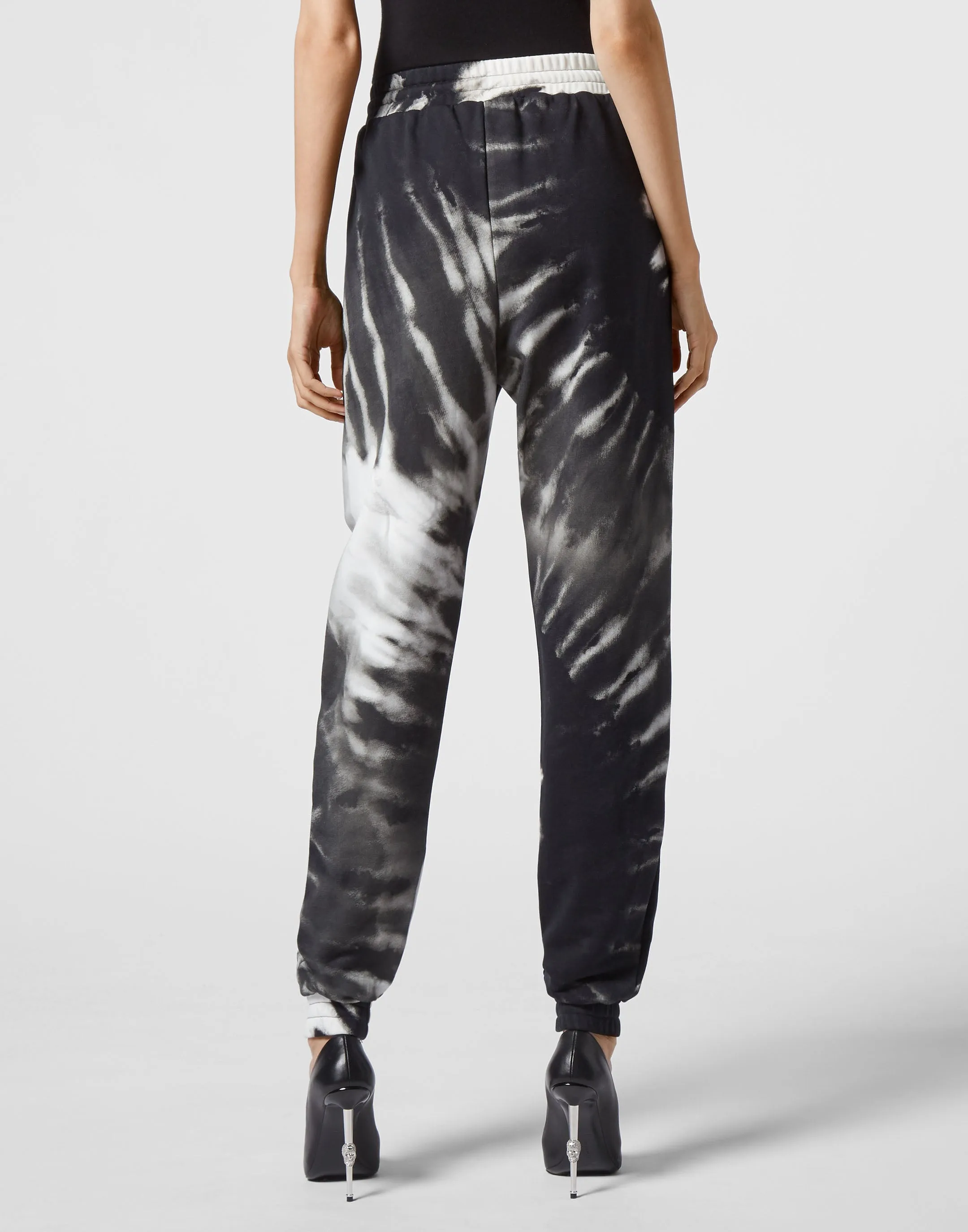 Jogging Trousers Tie Dye Crystal Chain