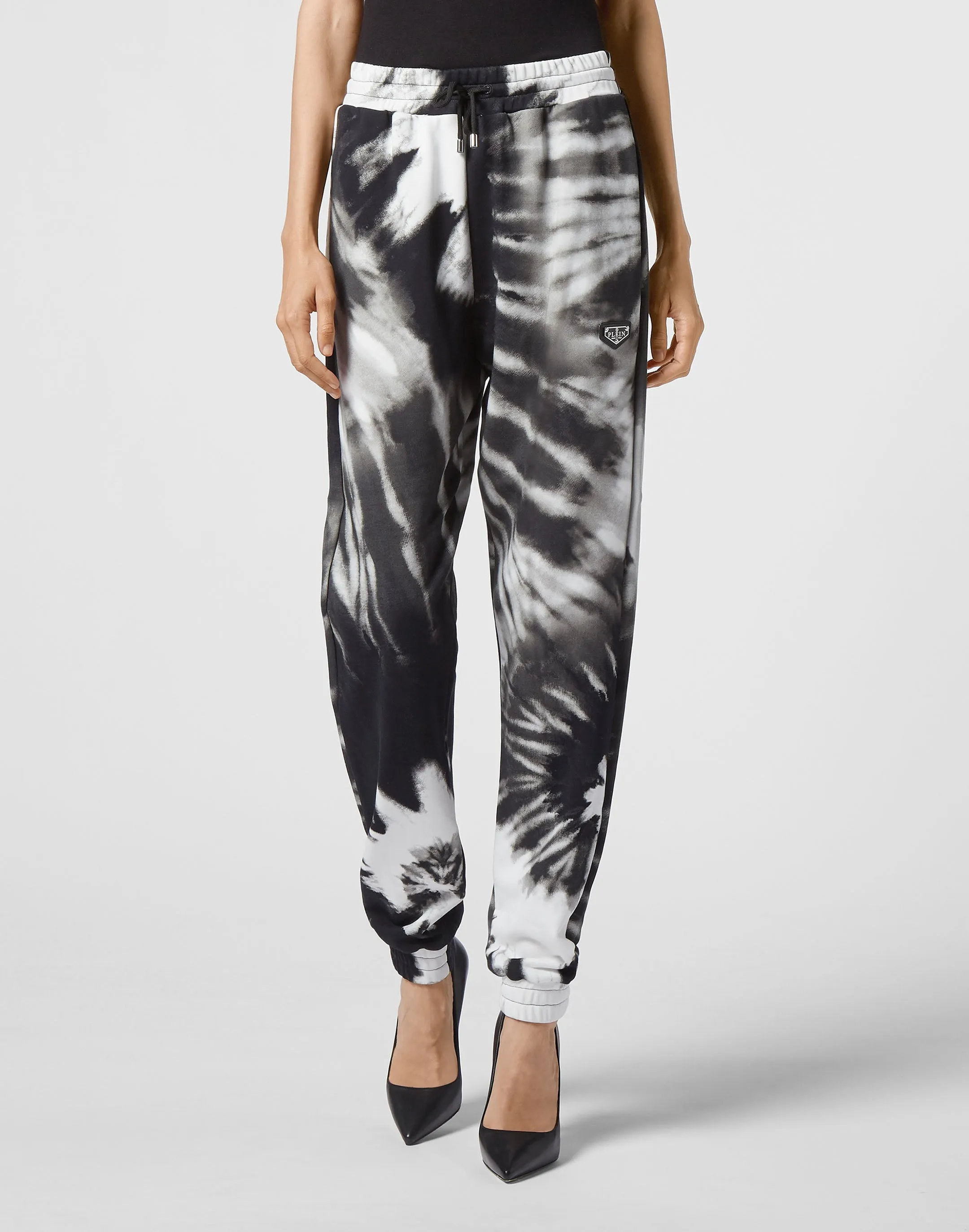 Jogging Trousers Tie Dye Crystal Chain
