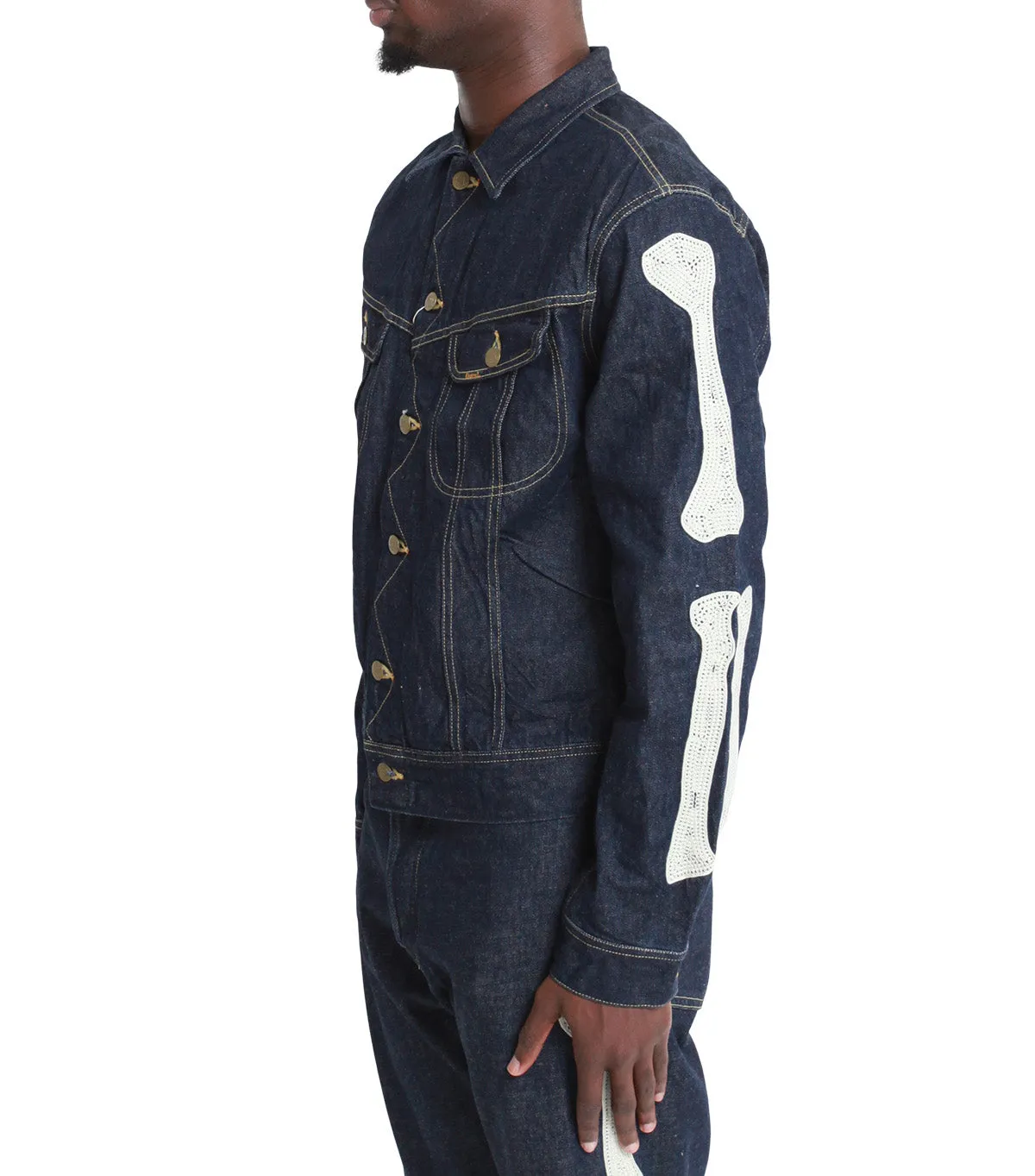 Kapital 11.5oz Denim Mexican Tuxedo Westerner Jacket Indigo