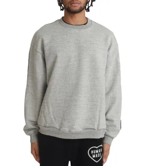 Kapital 12/-Gradrelle Sweater Knit x Rainbowy Quilt 2-Tone Big Sweater Grey