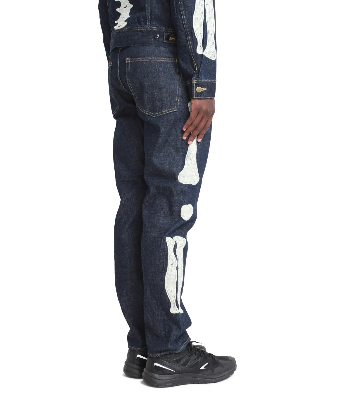 Kapital 12.5oz Denim Mexican Tuxedo 5P Okagilly Pants Indigo