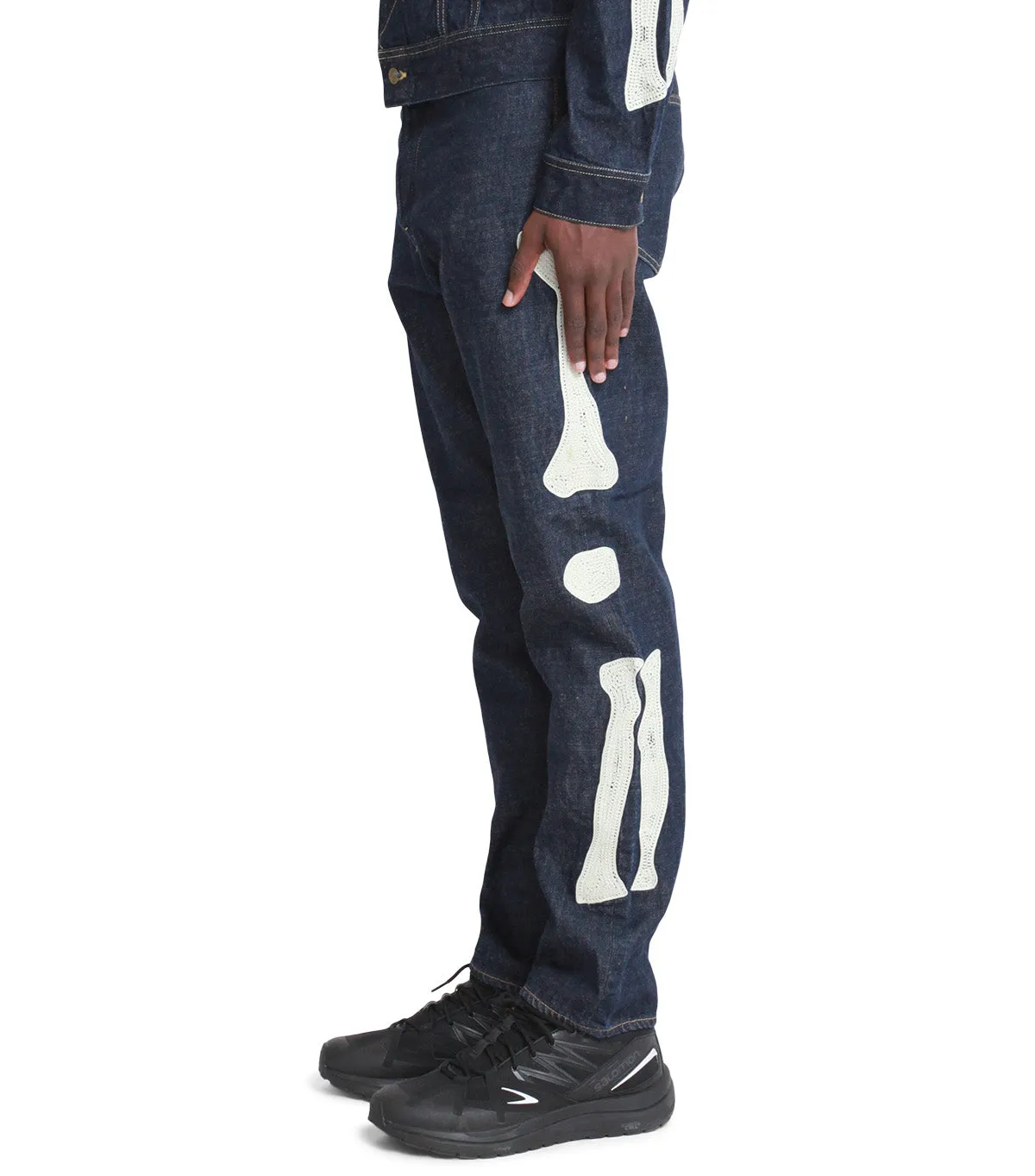 Kapital 12.5oz Denim Mexican Tuxedo 5P Okagilly Pants Indigo