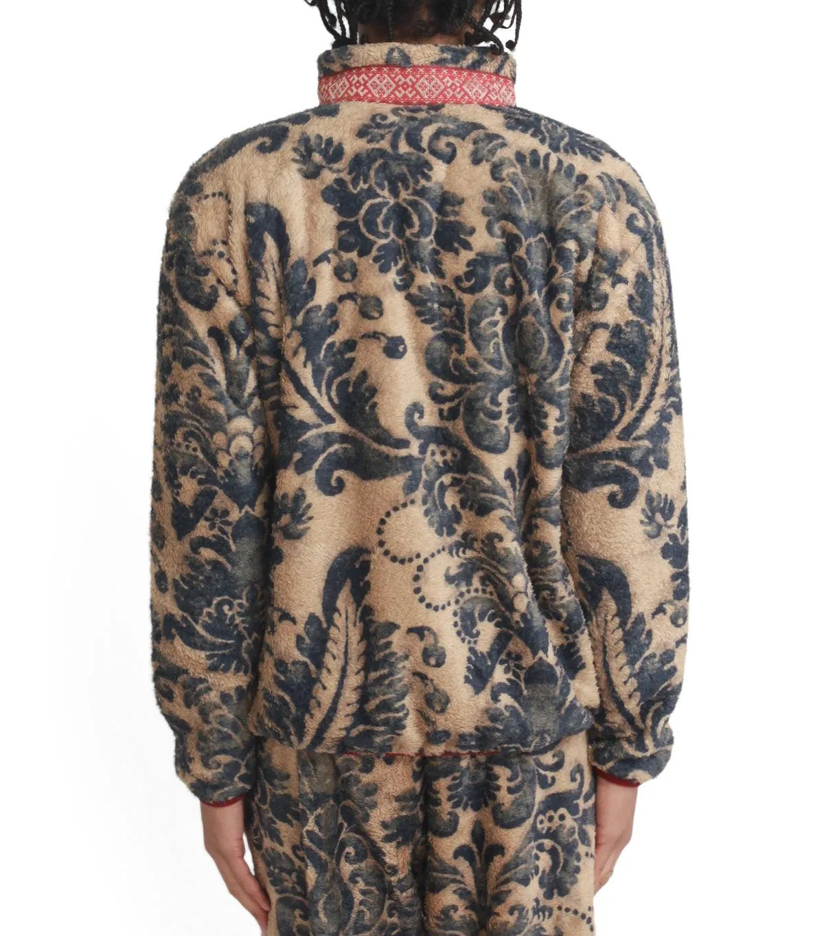 Kapital Damask Fleece Zip Blouson Beige