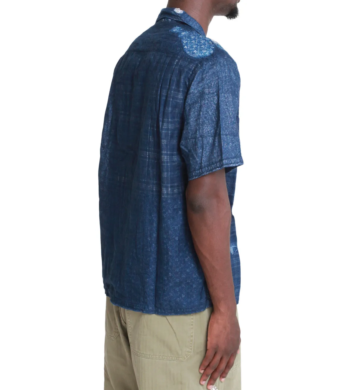Kapital Patchwork Boro Aloha Shirt Indigo