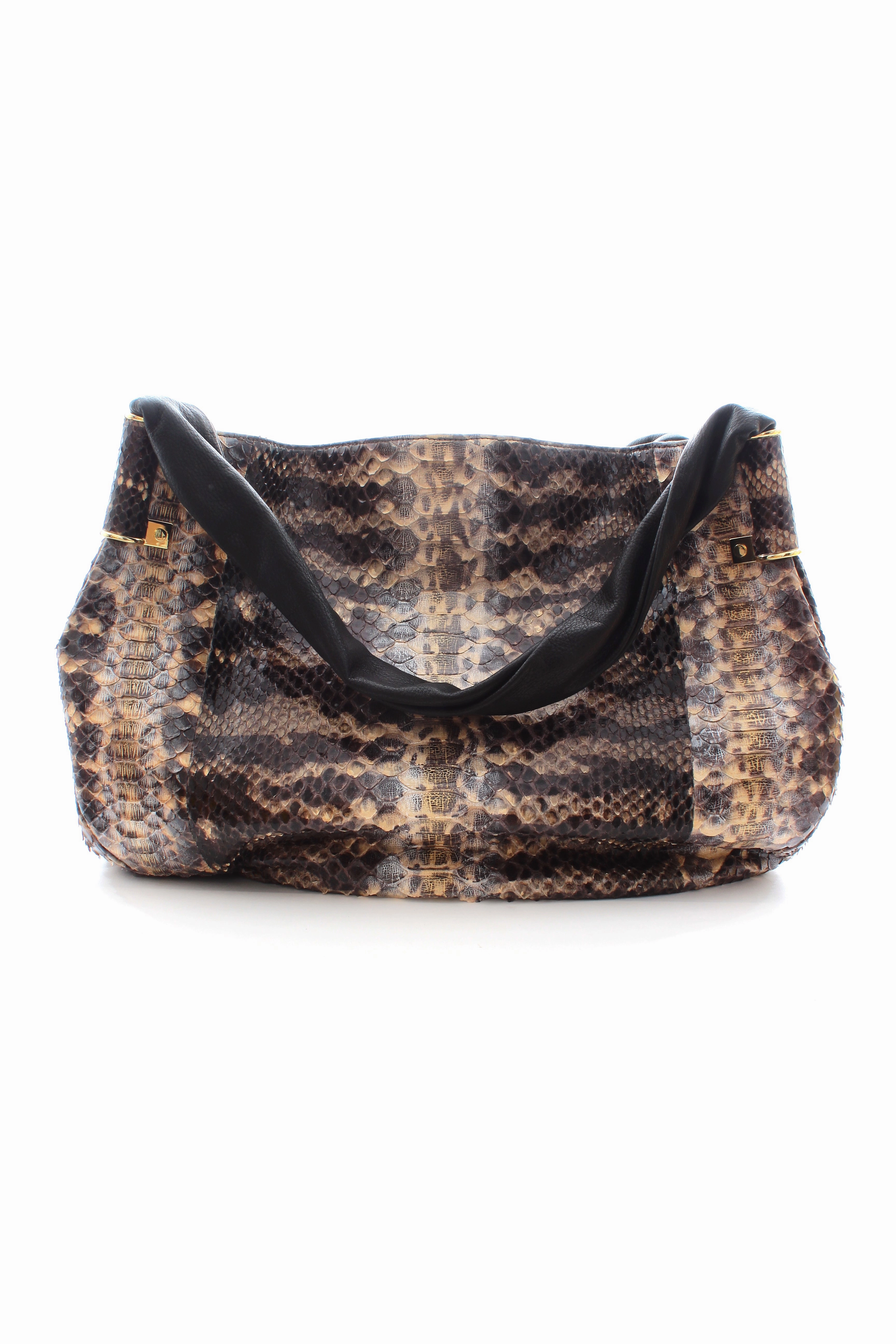 Kara Ross Python Shoulder Bag