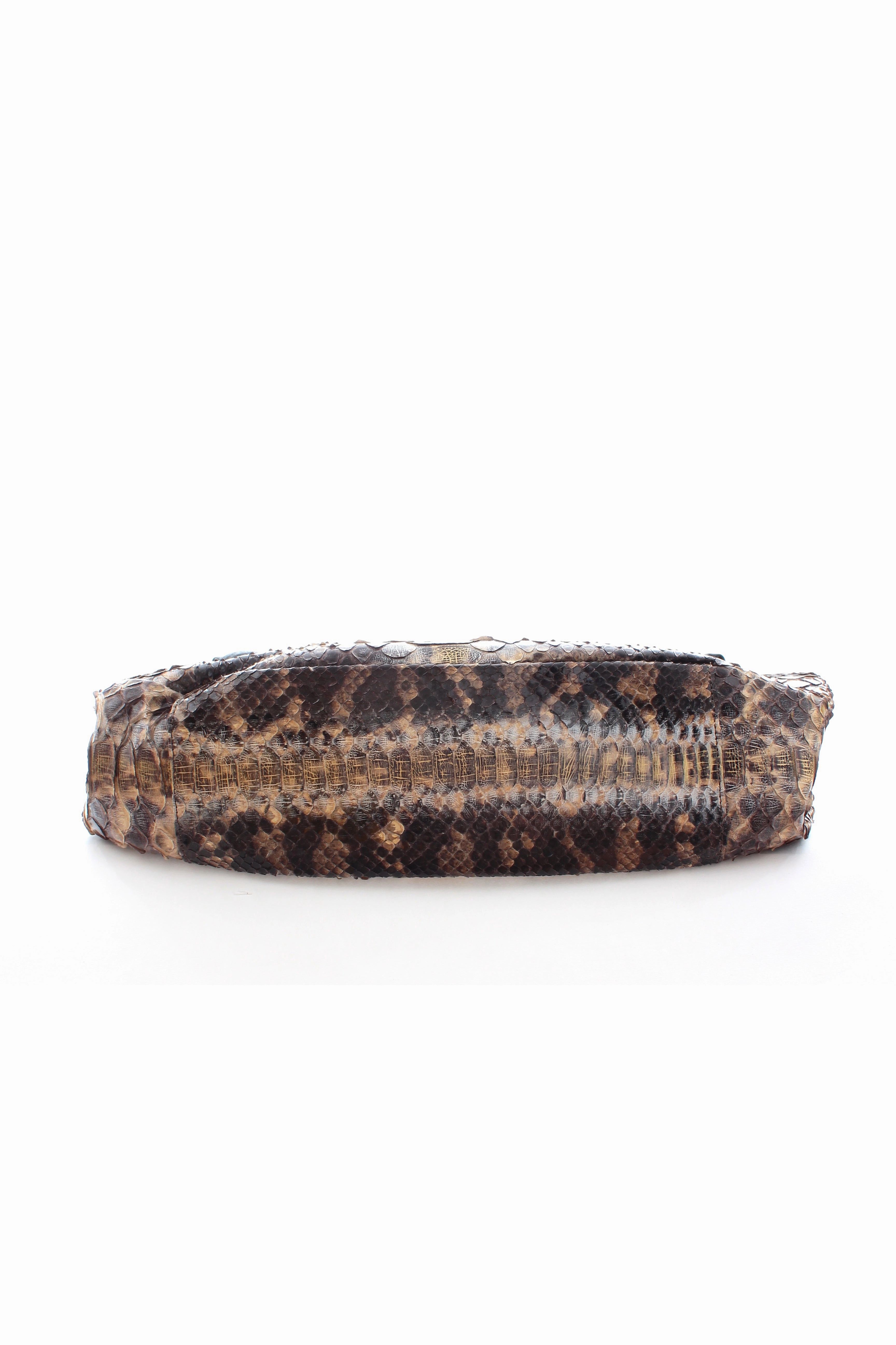 Kara Ross Python Shoulder Bag