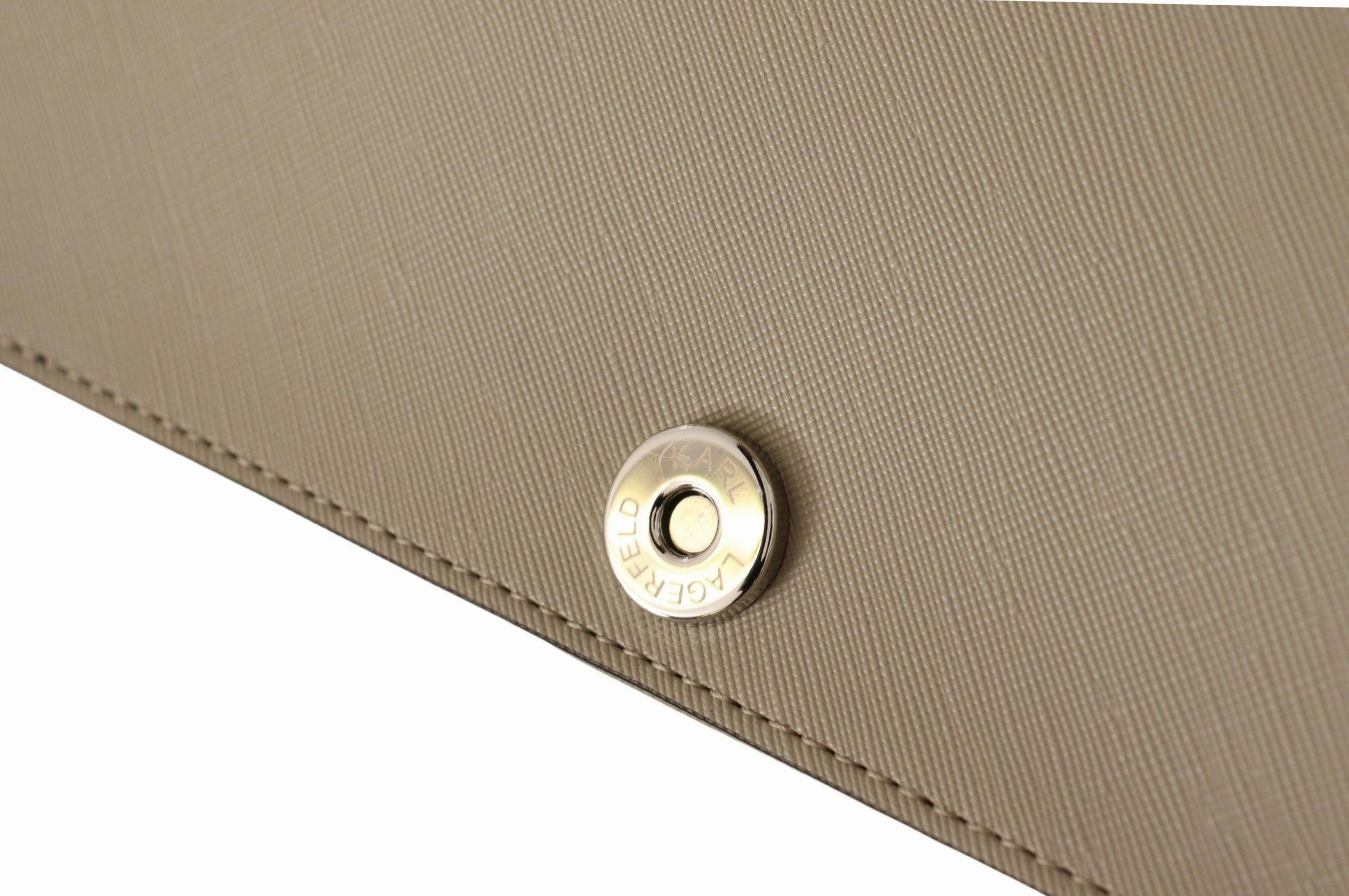 Karl Lagerfeld Chic Sage Shoulder Bag with Dual Straps