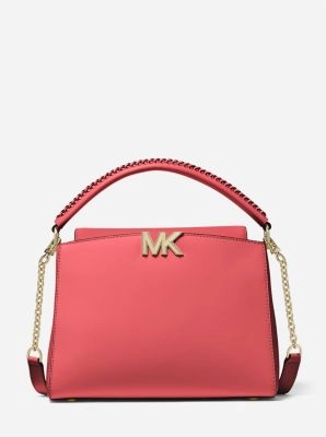 Karlie Medium Leather Satchel