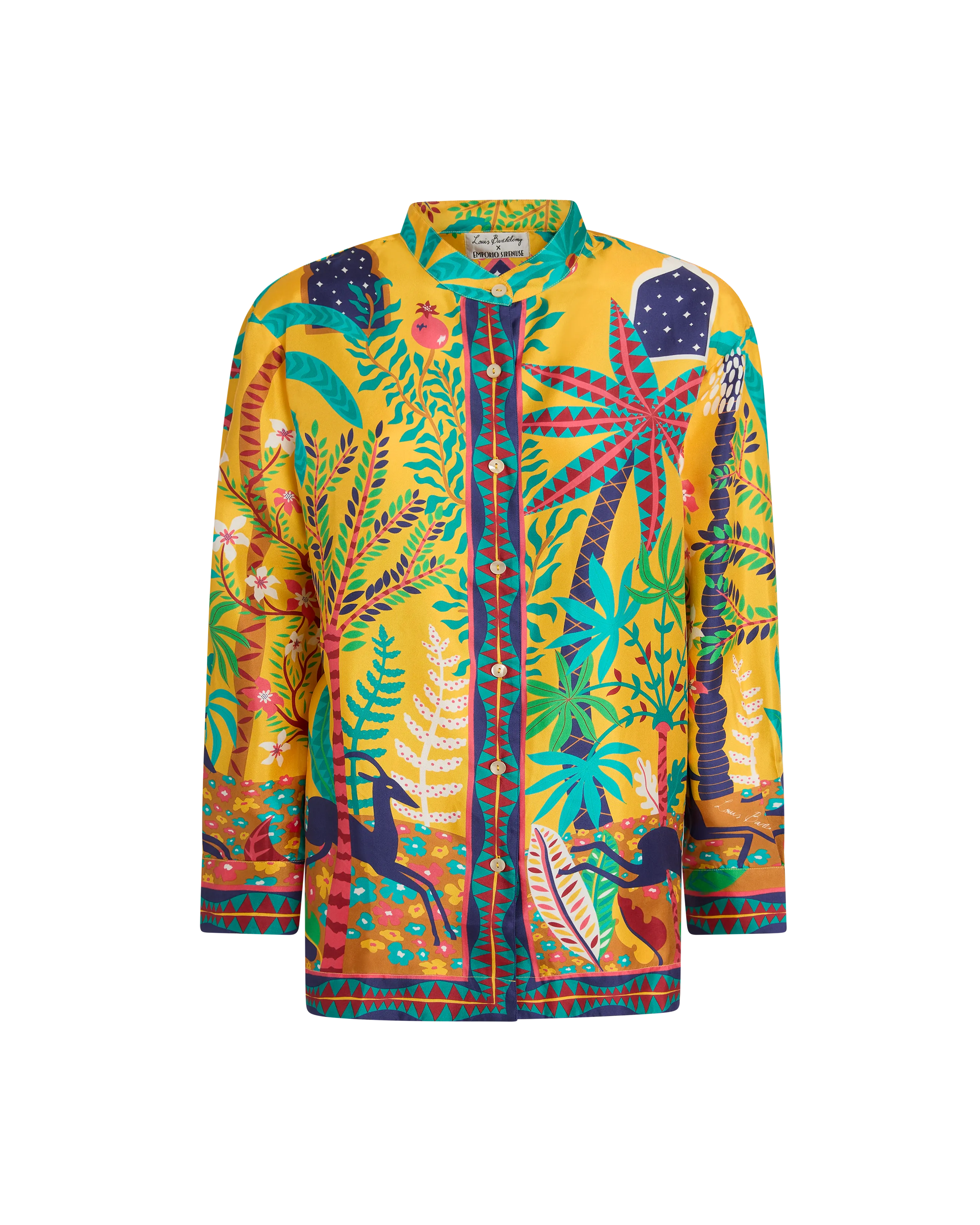 Kelsy Shirt in Louis Barth??lemy Print