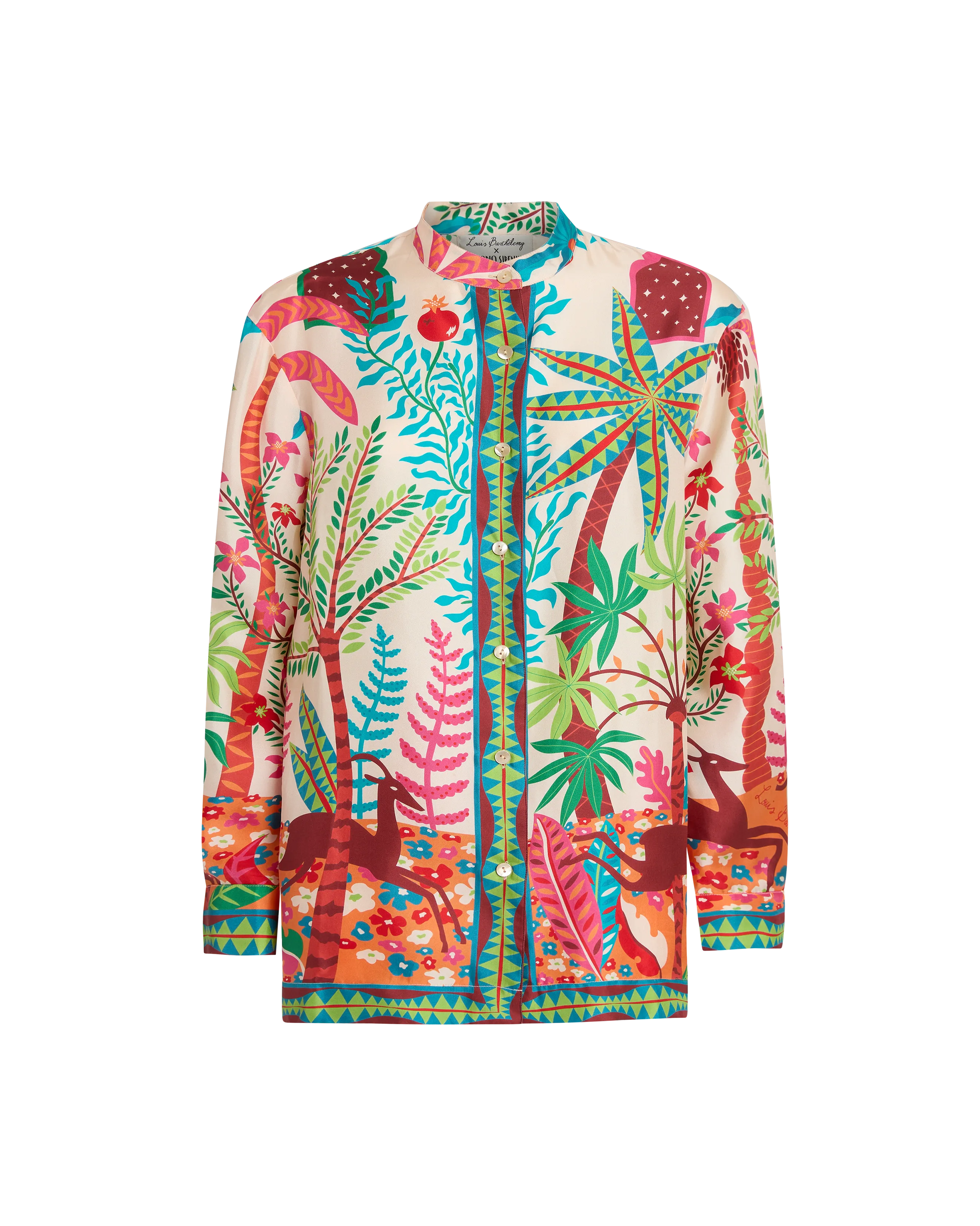 Kelsy Shirt in Louis Barth??lemy Print